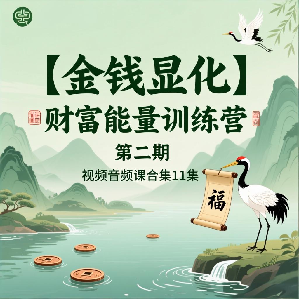 【金钱显化】财富能量训练营 第二期视频音频课合集11集
