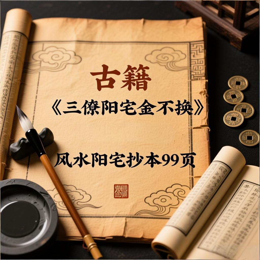 古籍《三僚阳宅金不换》风水阳宅抄本99页
