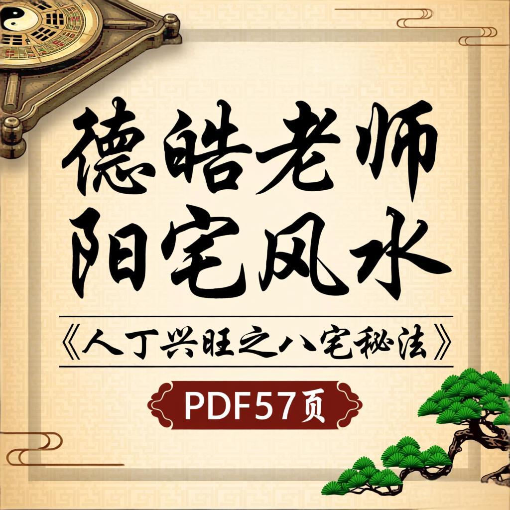 德皓阳宅风水《人丁兴旺之八宅秘法》57页