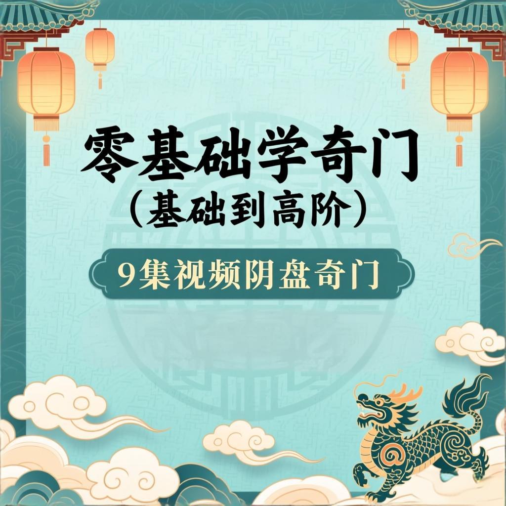 零基础学奇门（基础到高阶）9集视频 阴‮奇盘‬门