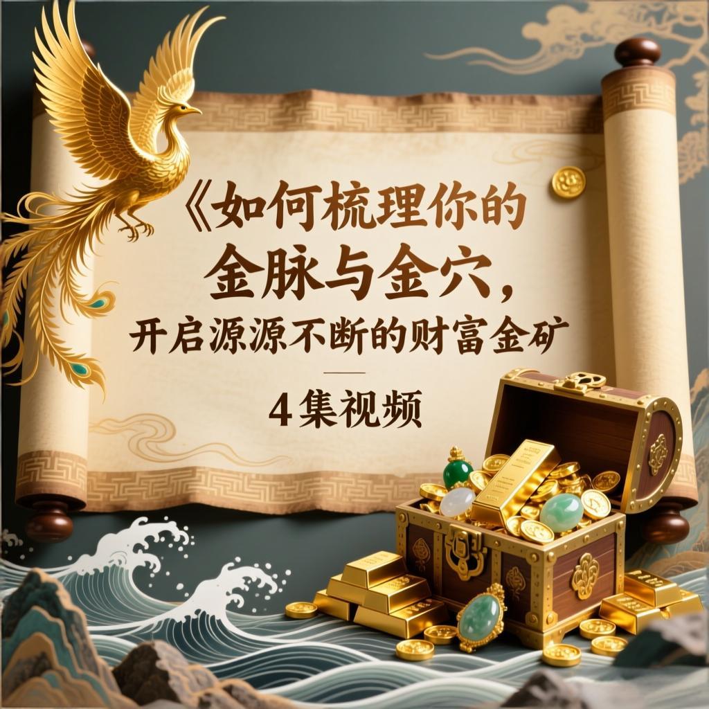 《如何梳理你的金脉与金穴，开启源源不断的财富金矿》4集视频