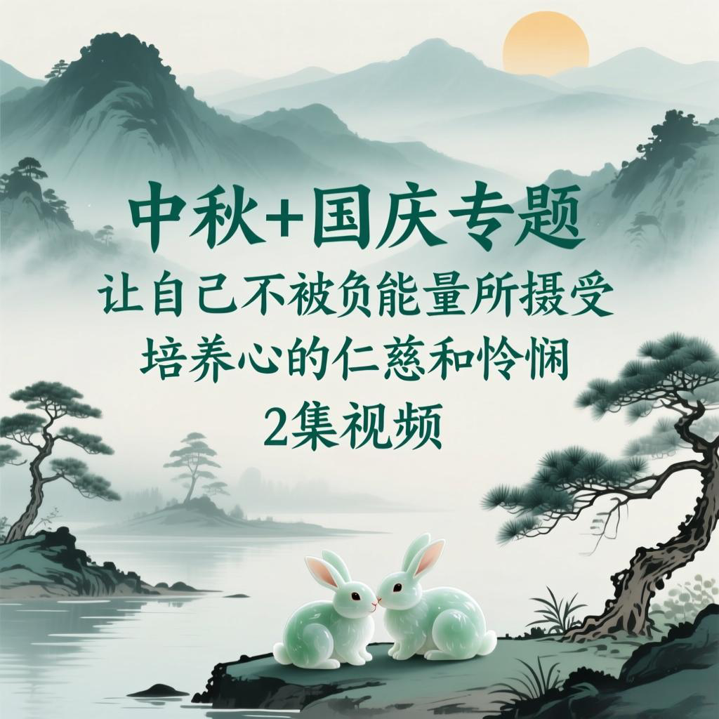 【冥想】中秋+国庆专题 ：让自己不被负能量所摄受 培养心的仁慈和怜悯 2集视频